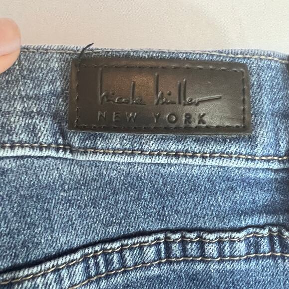 Nicole Miller Women's Jeans Size 6 SoHo High Rise Skinny Crop Blue Denim - Picture 6 of 7
